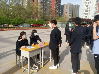 石家庄铁路职业技工学校2021春学生会纳新现场 学子风采 第1张