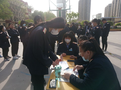 石家庄铁路职业技工学校2021春学生会纳新现场 学子风采 第2张